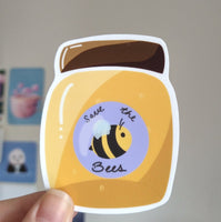 Honey Jar Sticker - Matte Finish