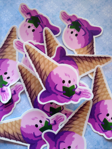 Ice Cream Sticker - Matte Finish